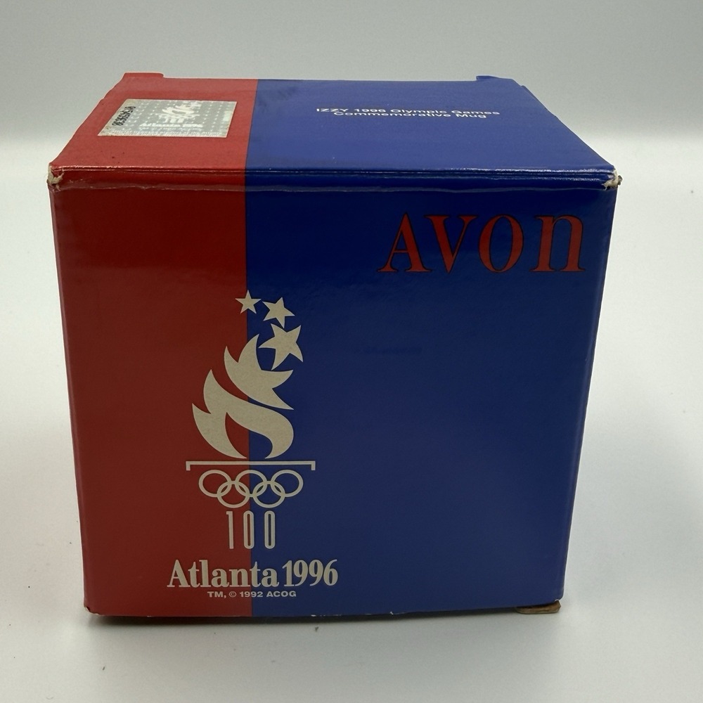 1996 Atlanta Olympics Izzy Avon Color Change Commemorative Mug w/ Box
